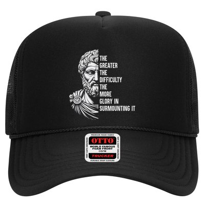 Epictetus Motivational Quote Greek Stoic Philosopher Trucker Hat