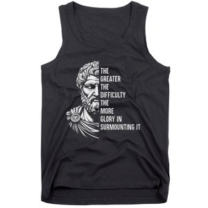 Epictetus Motivational Quote Greek Stoic Philosopher Tank Top