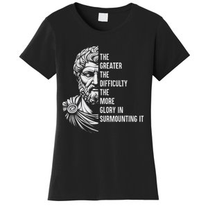 Epictetus Motivational Quote Greek Stoic Philosopher Women's T-Shirt