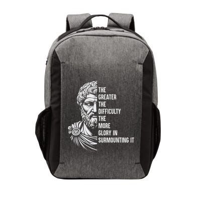 Epictetus Motivational Quote Greek Stoic Philosopher Vector Backpack
