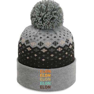 Elon Musk Retro The Baniff Cuffed Pom Beanie