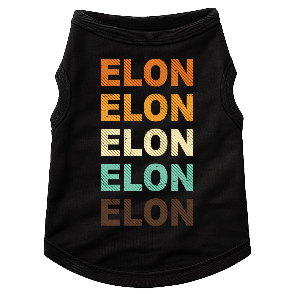 Elon Musk Retro Doggie Tank