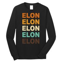 Elon Musk Retro Long Sleeve Shirt