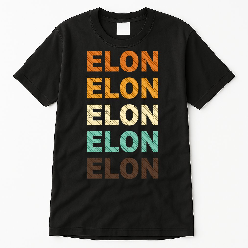 Elon Musk Retro Tall T-Shirt