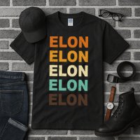 Elon Musk Retro Tall T-Shirt