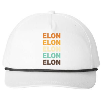 Elon Musk Retro Snapback Five-Panel Rope Hat