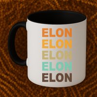 Elon Musk Retro Mug