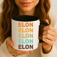 Elon Musk Retro Mug