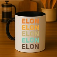 Elon Musk Retro Mug