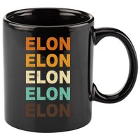Elon Musk Retro 11oz C Handle Ceramic Mug
