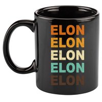 Elon Musk Retro 11oz C Handle Ceramic Mug