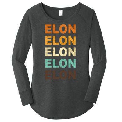 Elon Musk Retro Women's Perfect Tri Tunic Long Sleeve Shirt