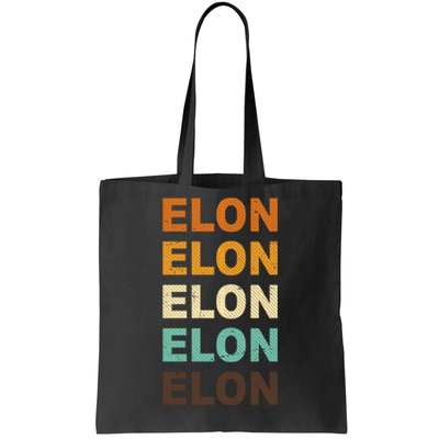 Elon Musk Retro Tote Bag