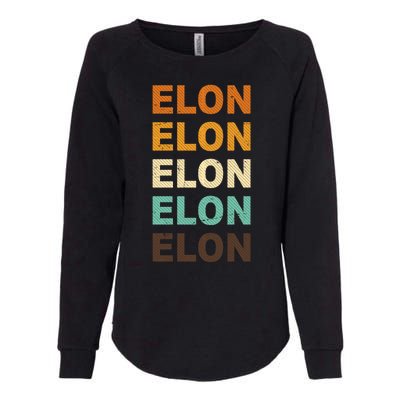 Elon Musk Retro Womens California Wash Sweatshirt