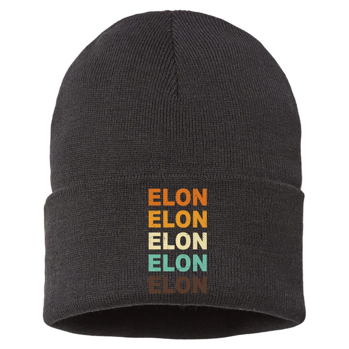Elon Musk Retro Sustainable Knit Beanie