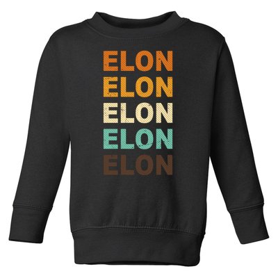 Elon Musk Retro Toddler Sweatshirt