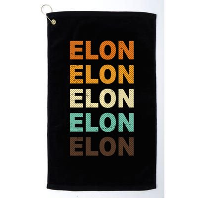 Elon Musk Retro Golf Towel