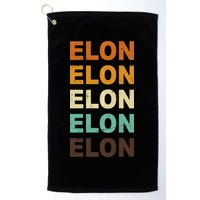 Elon Musk Retro Golf Towel