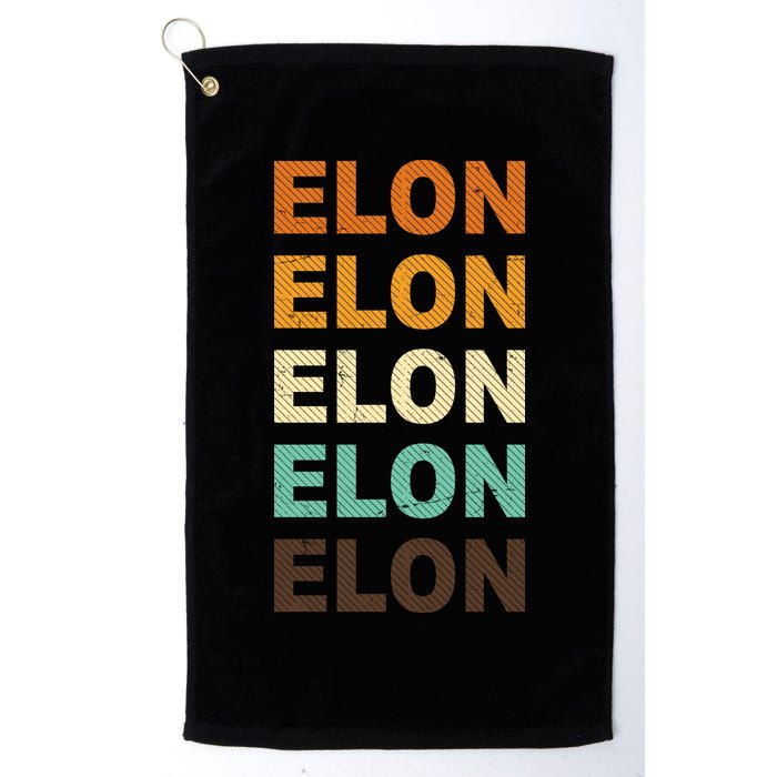 Elon Musk Retro Golf Towel