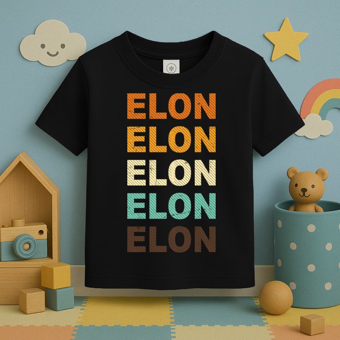 Elon Musk Retro Toddler T-Shirt