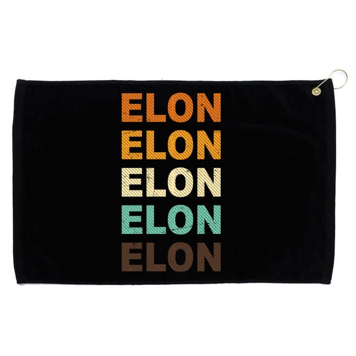 Elon Musk Retro Grommeted Golf Towel