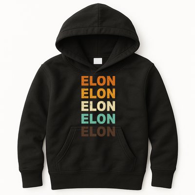 Elon Musk Retro Kids Hoodie