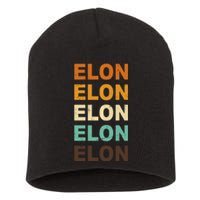 Elon Musk Retro Short Acrylic Beanie