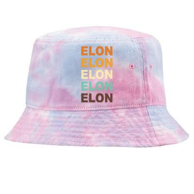 Elon Musk Retro Tie-Dyed Bucket Hat