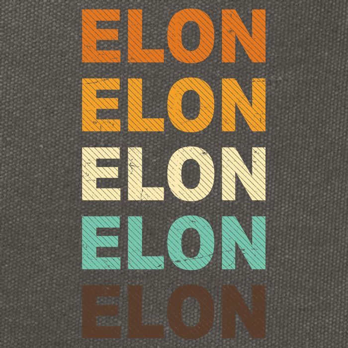 Elon Musk Retro Cotton Canvas Backpack