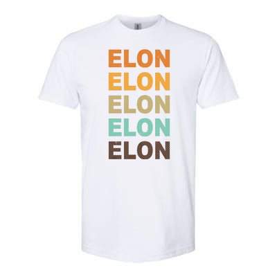 Elon Musk Retro Softstyle® CVC T-Shirt