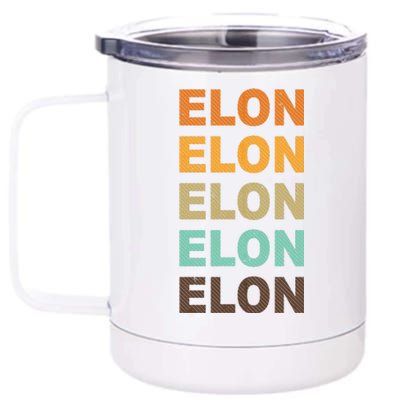 Elon Musk Retro 12 oz Stainless Steel Tumbler Cup