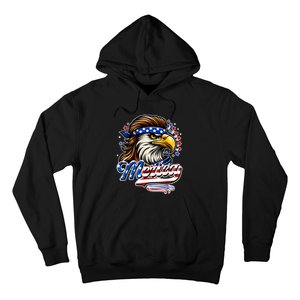 Eagle Merica Red White Blue American Independence Day Hoodie