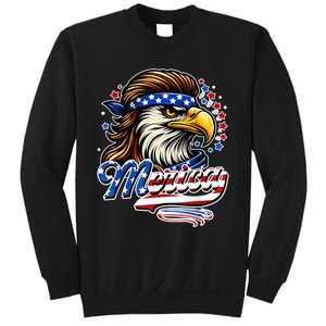 Eagle Merica Red White Blue American Independence Day Sweatshirt