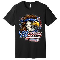 Eagle Merica Red White Blue American Independence Day Premium T-Shirt