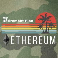 Ethereum My Retirement Plan Blockchain ETH Crypto HODL ETH Legacy Tie Dye Trucker Hat