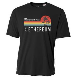 Ethereum My Retirement Plan Blockchain ETH Crypto HODL ETH Cooling Performance Crew T-Shirt