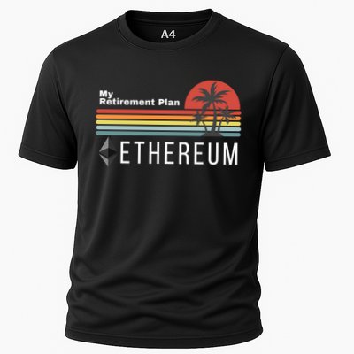 Ethereum My Retirement Plan Blockchain ETH Crypto HODL ETH Performance Shirt