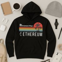 Ethereum My Retirement Plan Blockchain ETH Crypto HODL ETH Hoodie