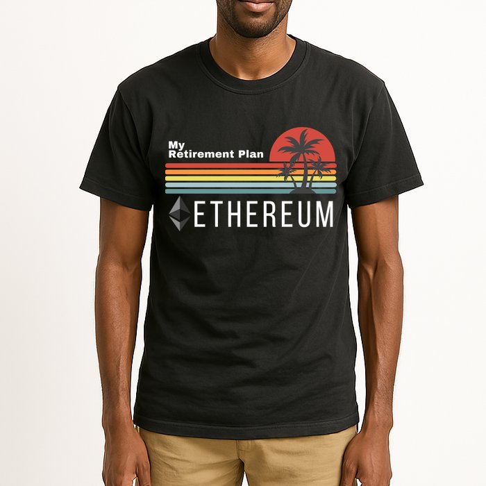 Ethereum My Retirement Plan Blockchain ETH Crypto HODL ETH Tall T-Shirt