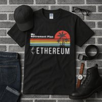 Ethereum My Retirement Plan Blockchain ETH Crypto HODL ETH Tall T-Shirt