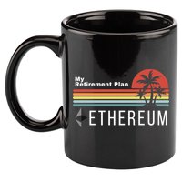 Ethereum My Retirement Plan Blockchain ETH Crypto HODL ETH 11oz C Handle Ceramic Mug