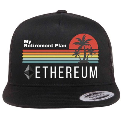 Ethereum My Retirement Plan Blockchain ETH Crypto HODL ETH Flatbill Hat
