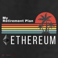 Ethereum My Retirement Plan Blockchain ETH Crypto HODL ETH 25L Jumbo Tote