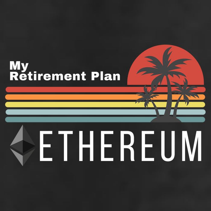 Ethereum My Retirement Plan Blockchain ETH Crypto HODL ETH Hat