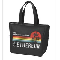 Ethereum My Retirement Plan Blockchain ETH Crypto HODL ETH Zip Tote Bag