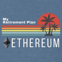 Ethereum My Retirement Plan Blockchain ETH Crypto HODL ETH Garment-Dyed Sweatshirt