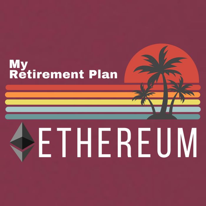 Ethereum My Retirement Plan Blockchain ETH Crypto HODL ETH 16oz Travel Tumbler