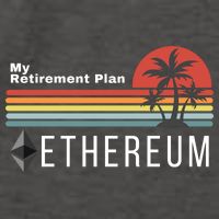 Ethereum My Retirement Plan Blockchain ETH Crypto HODL ETH Vector Backpack