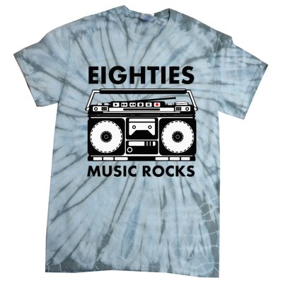 Eighties Music Rocks Tie-Dye T-Shirt