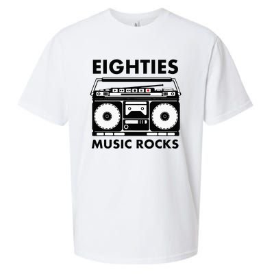 Eighties Music Rocks Sueded Cloud Jersey T-Shirt